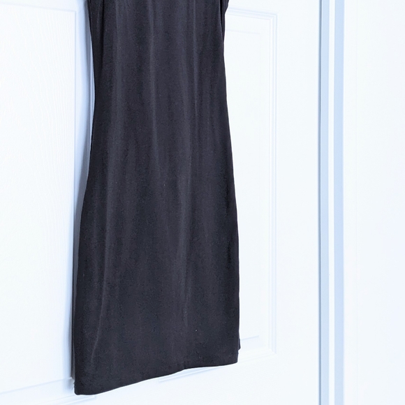 H&M Bodycon Little Black Animal Print Tank Dress, Sz 2 fit. 90s Party Vibes. - Picture 8 of 9